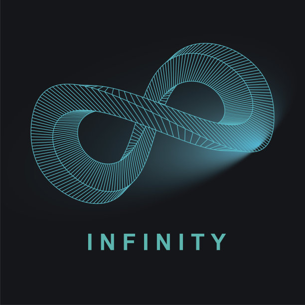 ∞图标。无限的象征。矢量插图。图片下载