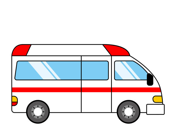 救护车矢量图。紧急运输。图片下载