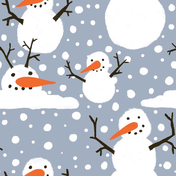 冬季无缝图案适用于织物和纺织品的包装图片下载