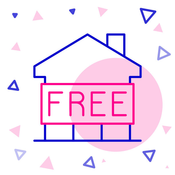 Line Shelter为无家可归的图标孤立在白色背景上。为无家可归的人、游民和乞丐提供紧急住房和临时住所。色彩斑斓的轮廓的概念。向量图片下载