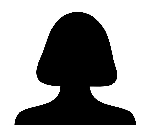 女人剪影轮廓图片上的白色图片下载