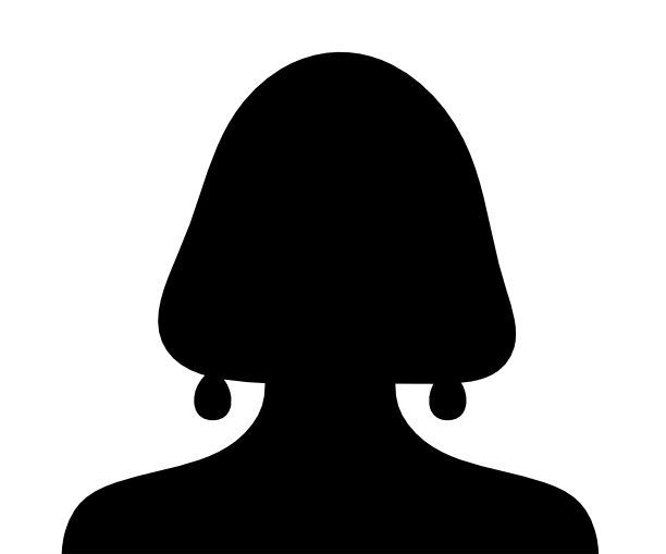 女人剪影轮廓图片上的白色图片下载