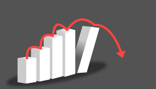 金融条形图与市场波动图片下载