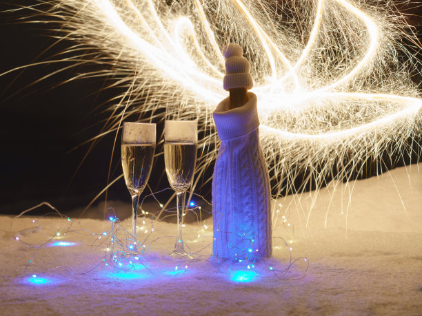 两杯香槟图片下载