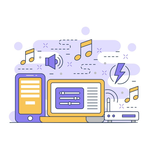 家居自动化可爱概念网站插图设计2图片下载