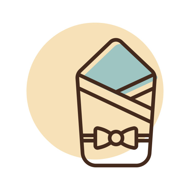 婴儿睡袋图标。信封的新生图片下载