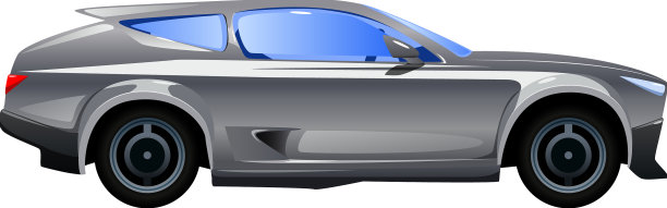 灰色cuv车的组成图片下载