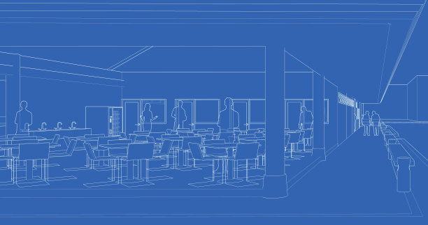 图纸中的建筑图纸图片下载