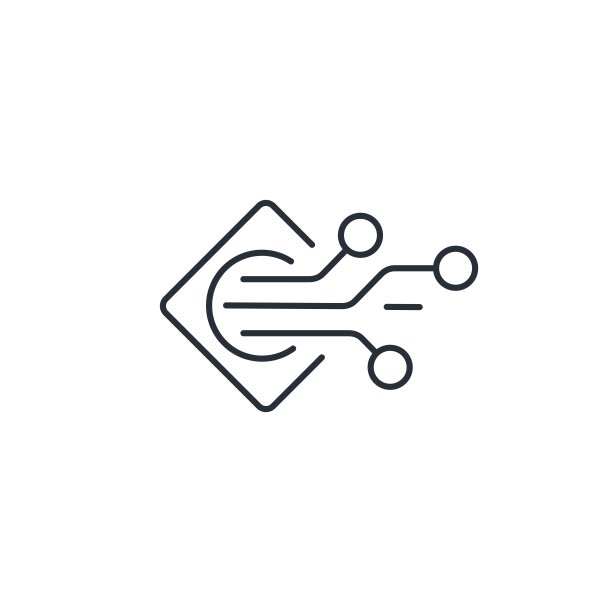 连接线路。矢量线性图标孤立在白色背景图片下载