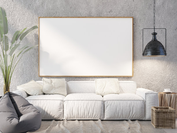 画框在客厅内部图片下载