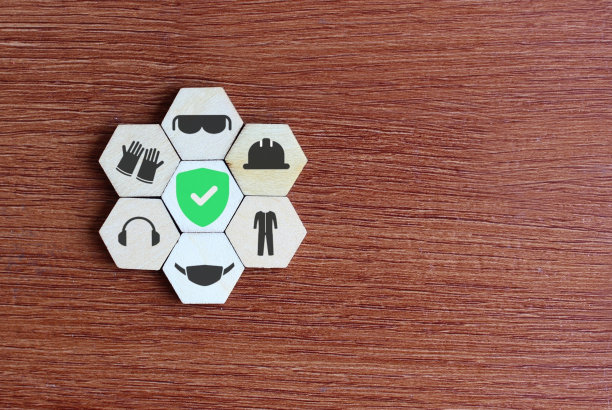 俯视图安全生产和保护图标的图像图片下载