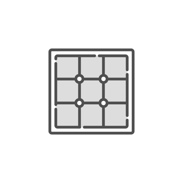 一个简单的太阳能电池板的图标。图片下载