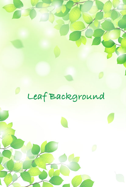 清新的绿色背景材料图片下载