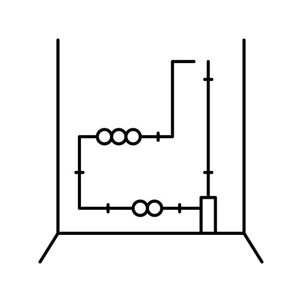 电线图标矢量插图图片下载