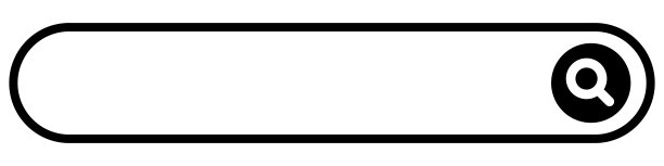 圆形的搜索栏。平面设计风格。向量。图片下载