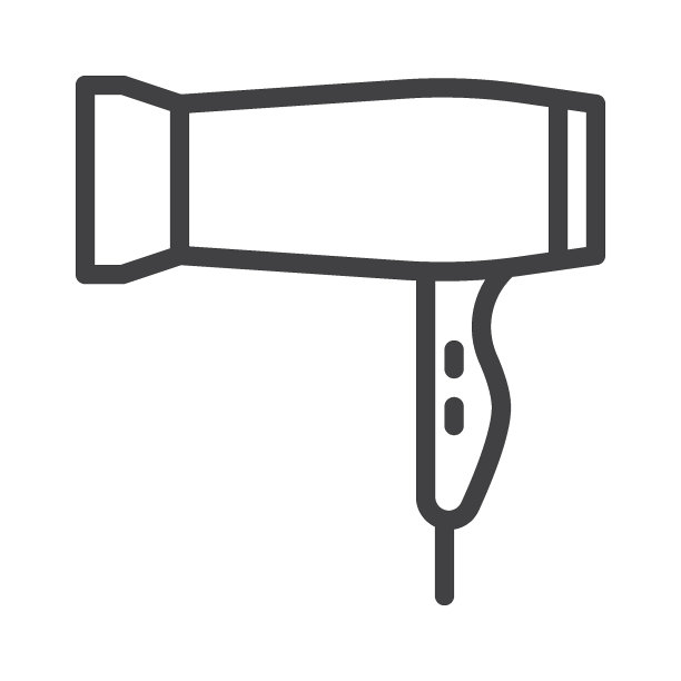 吹风机线图标图片下载