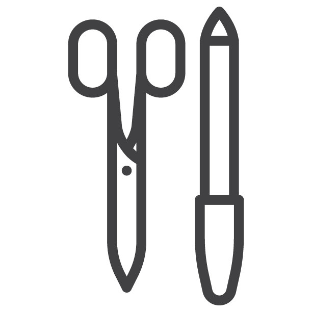 美甲配件线图标图片下载