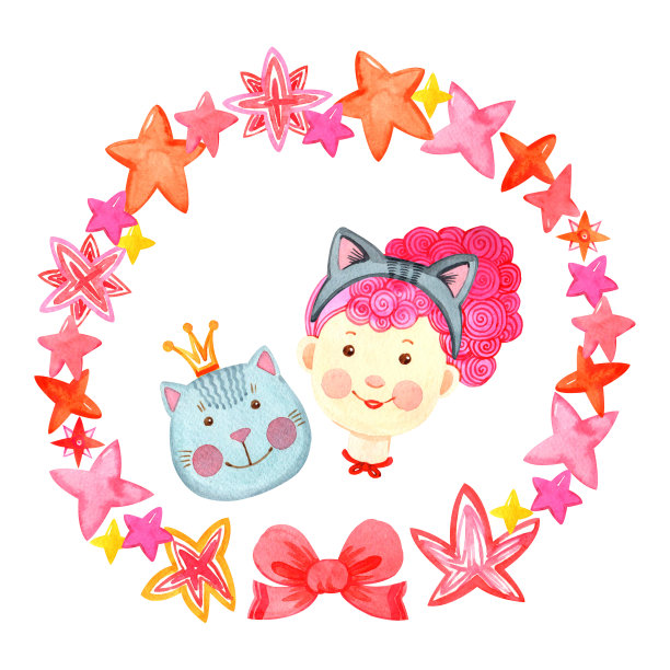 水彩插图图片下载