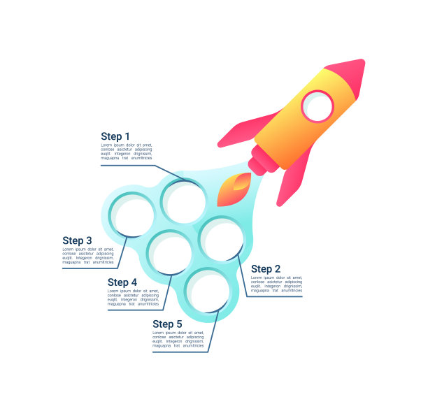 启动启动信息图表设计模板图片下载