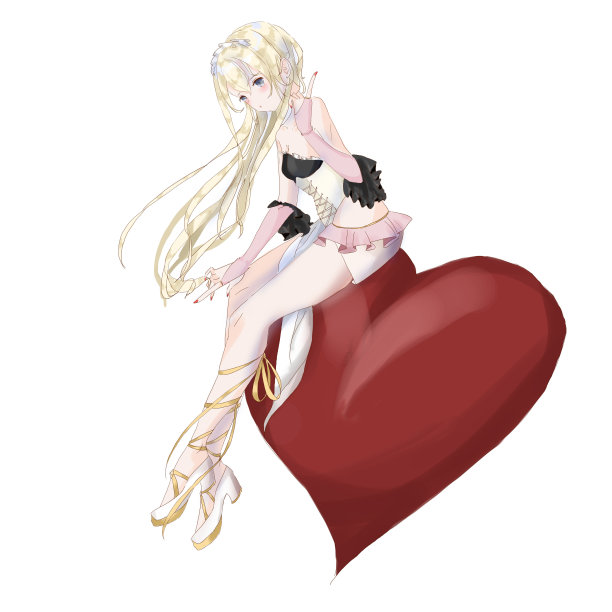 长头发的时尚女孩图片下载