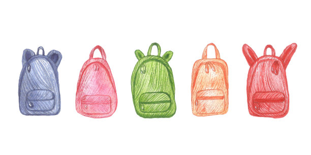 书包手绘套图片下载
