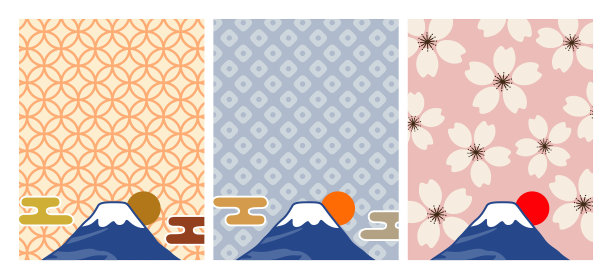 日本可爱的富士山图片下载