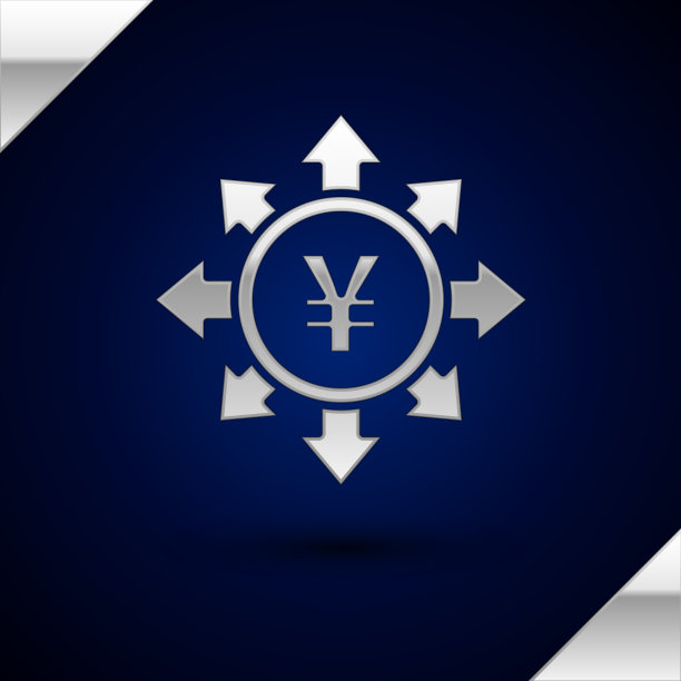 银币上刻有日元符号的符号图片下载