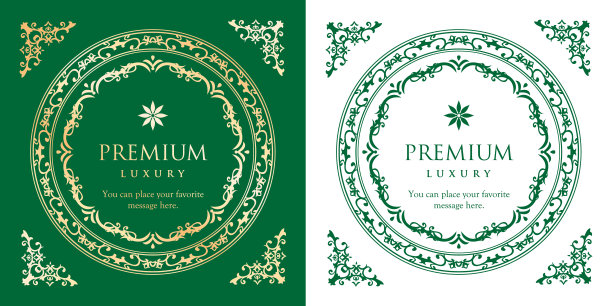 春季植物motif框架。复古的花。装饰设计。时髦的治疗图片下载