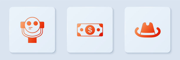 设置大量纸币现金旅游望远镜图片下载