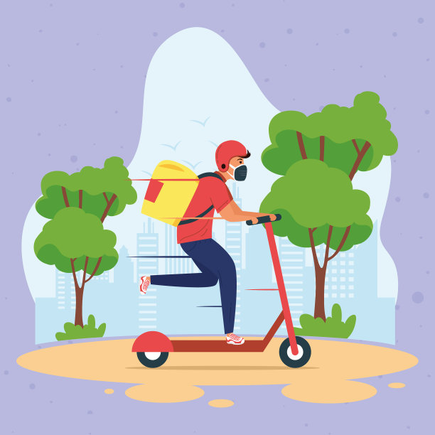 滑板快递图片下载