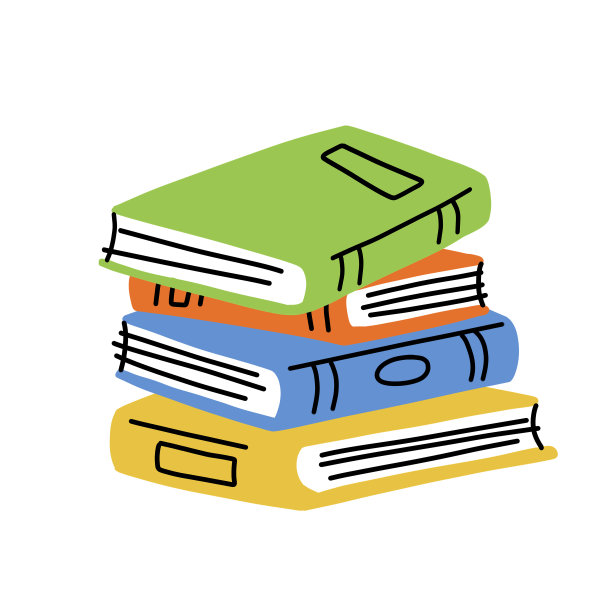 成堆的书在卡通风格。教育和知识。学校和图书馆的详细信息。封盖堆叠。现代时尚的设计。许多对象图片下载