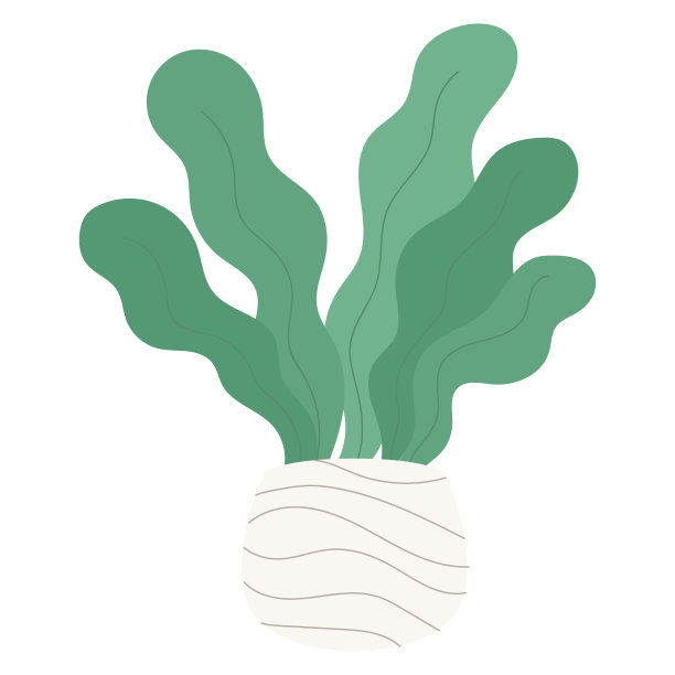 孤立家用植物室内装饰矢量图片下载