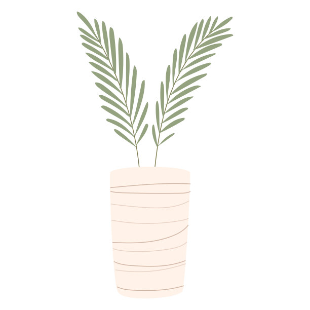 孤立家用植物室内装饰矢量图片下载