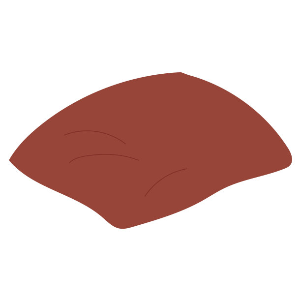 孤立的彩色枕头图标家装矢量图片下载