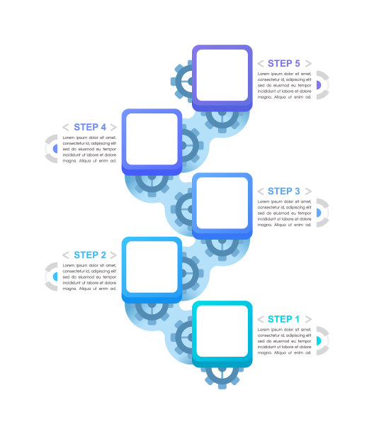 行业技术信息图表设计模板图片下载