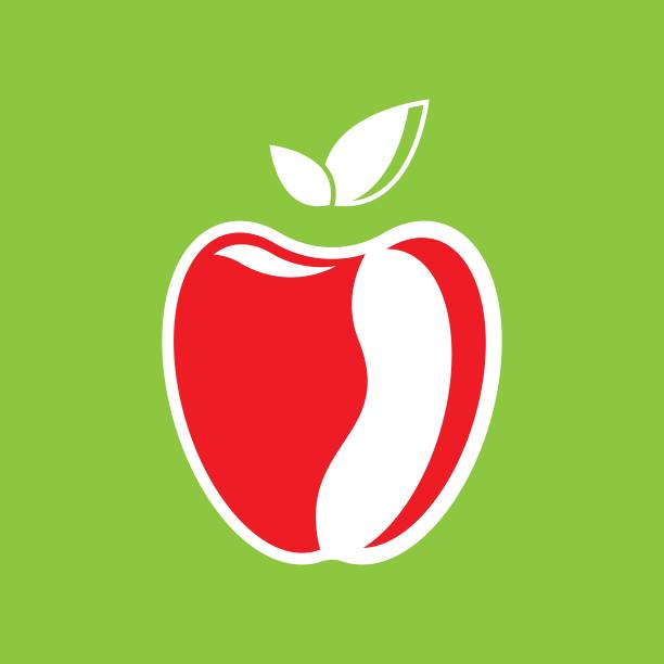 苹果商标模板图片下载