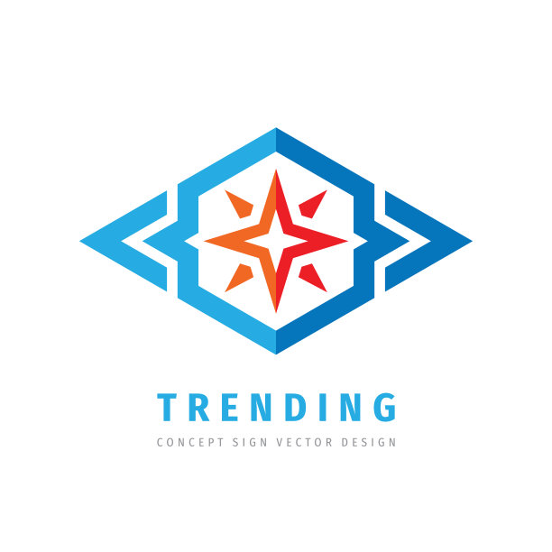 星号矢量符号模板概念说明。火花的象征。太阳图标。抽象的形状。热温暖的徽章。能源电力。设计元素。图片下载