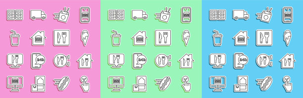 可在线订餐和送餐图片下载