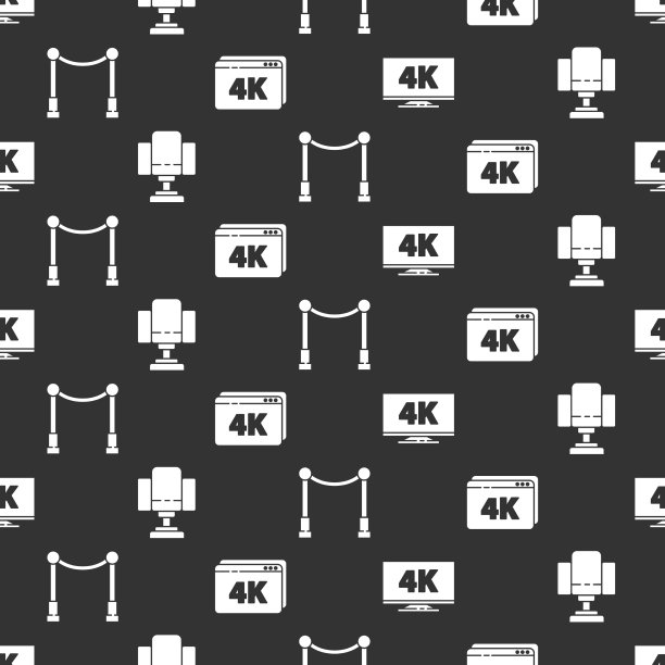 配备4k导演电影椅的屏幕电视图片下载