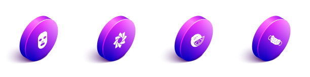 设置等长面部化妆面膜花柠檬图片下载