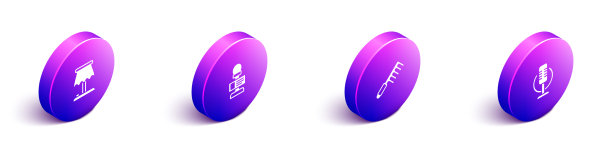 设置等距桌灯麦克风毛刷图片下载