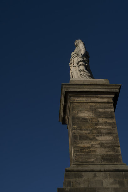 在泰恩茅斯的科林伍德勋爵雕像图片下载