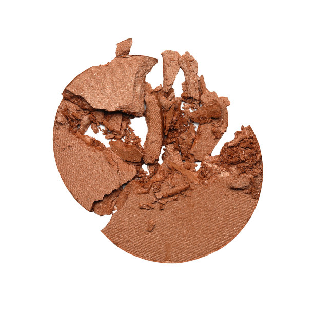 碎了脸的粉孤立在白色图片下载