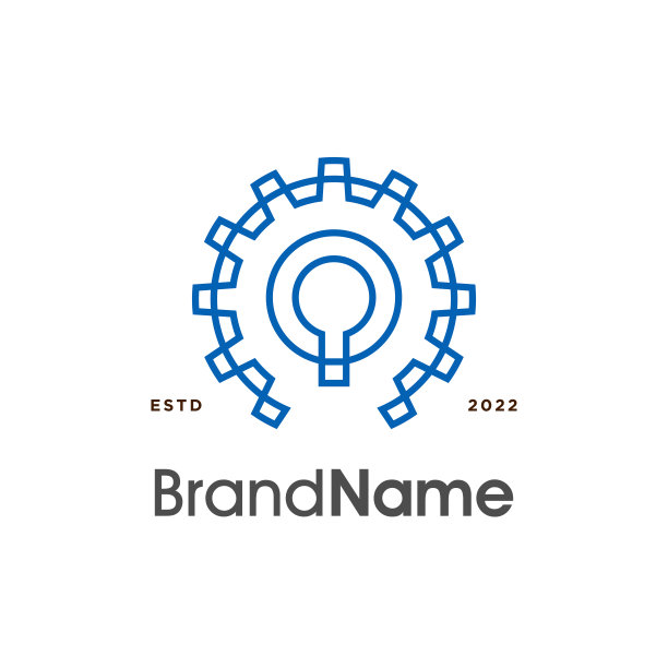 O齿轮标志图片下载