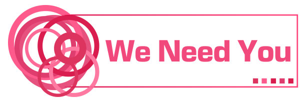 我们需要你的粉红色随机环水平盒图片下载