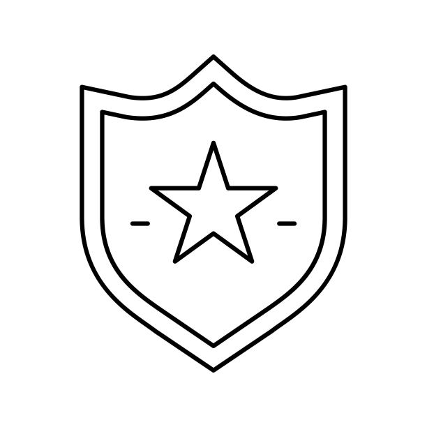 最喜欢的地方标志线图标矢量插图图片下载