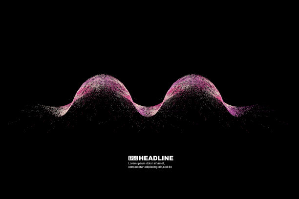 摘要玫瑰金波浪运动设计矢量元素图片下载