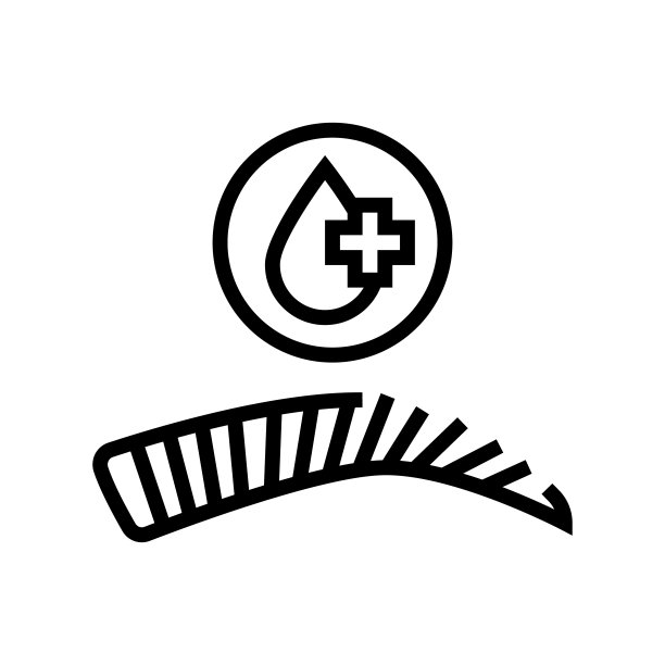 准备眉毛处理线图标矢量插图图片下载