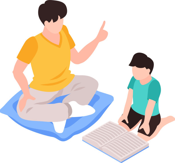 父母在家教育的等距构成图片下载