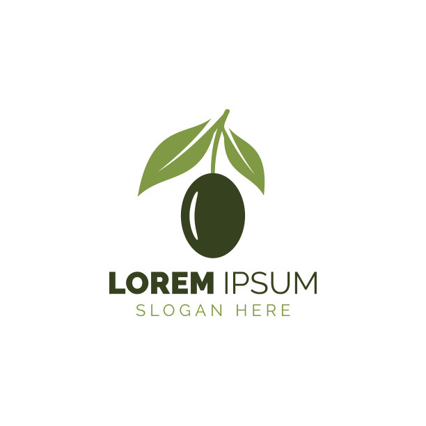 橄榄模板矢量插图设计图片下载